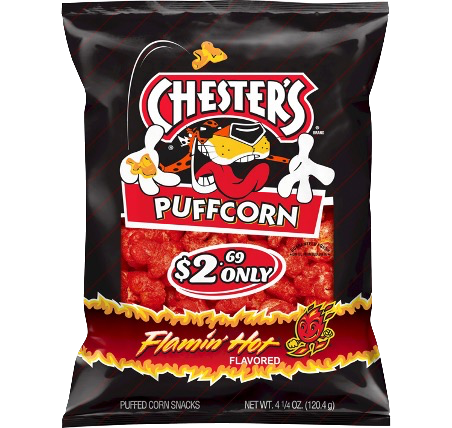 Hot popcorn store chips